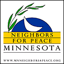Sign - Neighbors for Peace: Minnesota